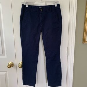 J. Crew FRANKIE Navy Blue Chino Pants